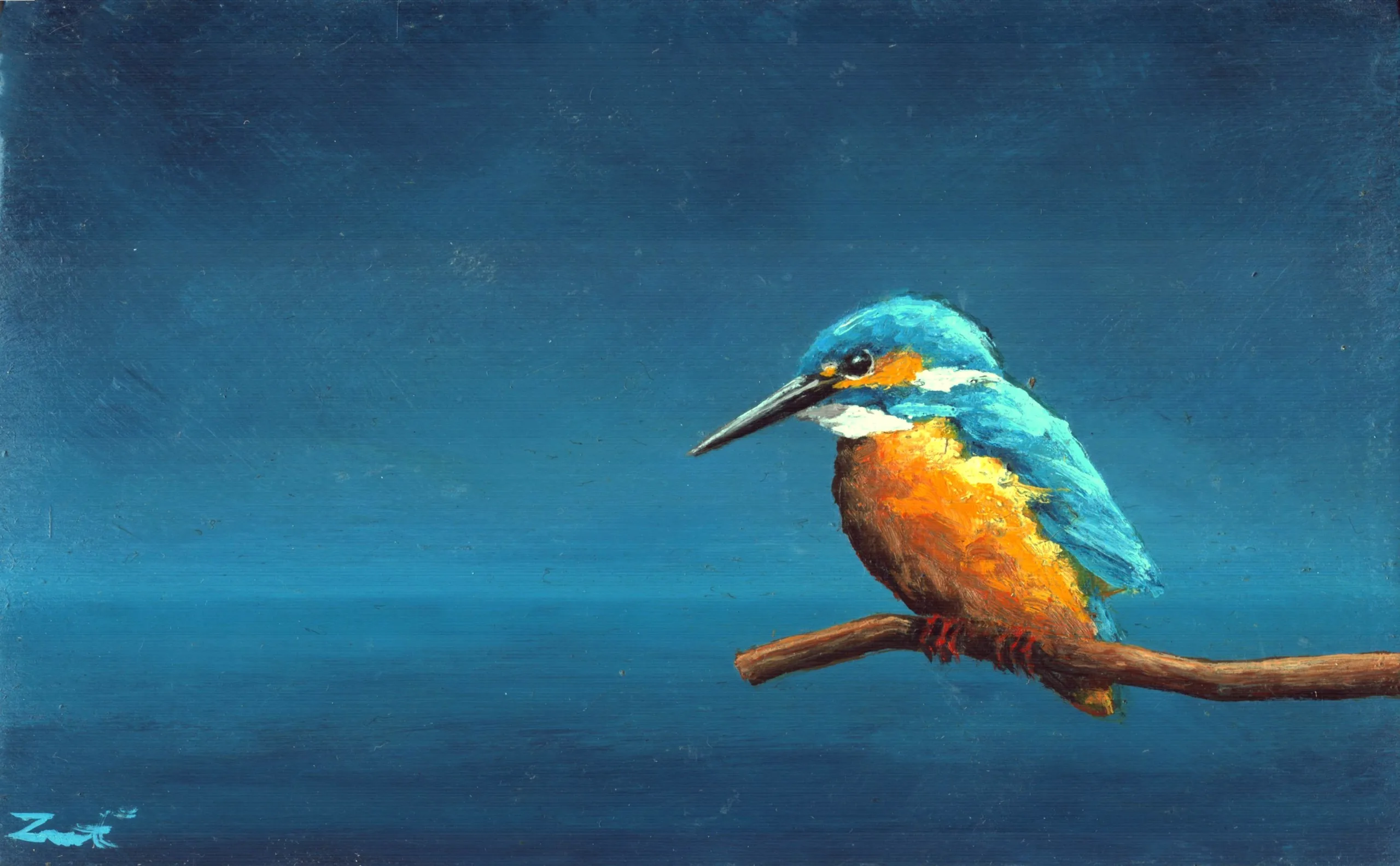 searching stubborn kingfisher with horizon